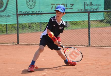 Richard Bär Jahrgang 2012 im Finale des Bambini Cups 